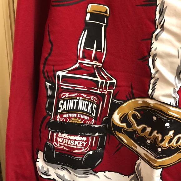 Ugly Christmas sweater sweatshirt “drunk Santa” - adult small - Picture 2 of 5